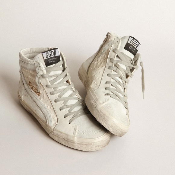Golden Goose Shoes - Golden Goose Patchwork Slide Sneakers EU 40 – Sold Out, Rare Neutral Find